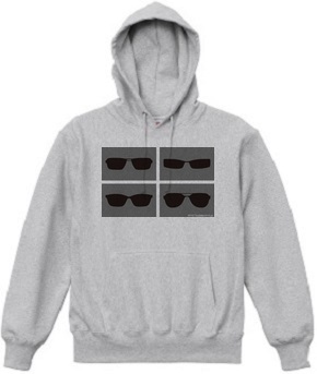 サングラス デザインTシャツ & スウェット ロンT & パーカー　ジップアップパーカー