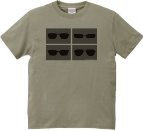 サングラス デザインTシャツ & スウェット ロンT & パーカー　ジップアップパーカー