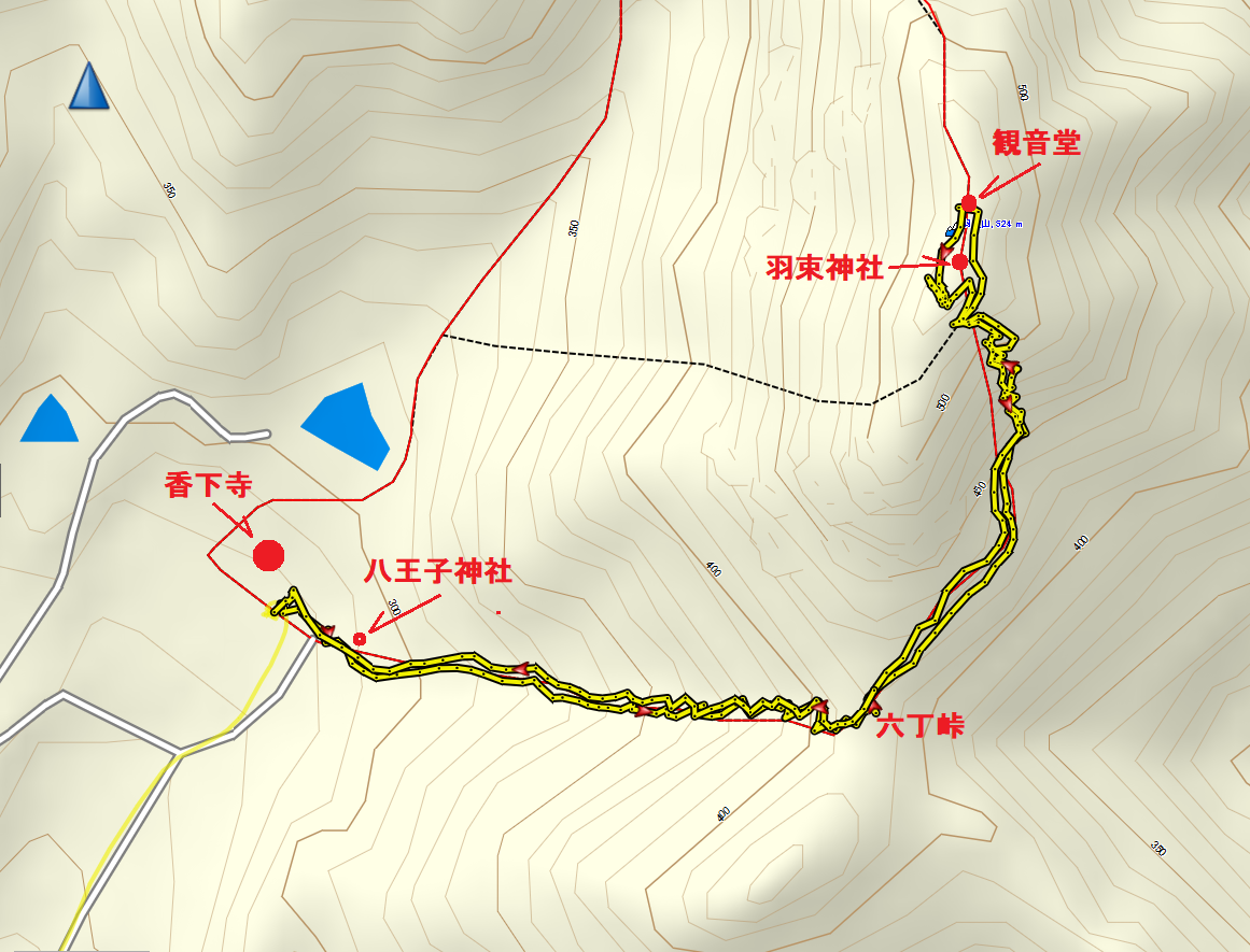 2021羽束山/地図