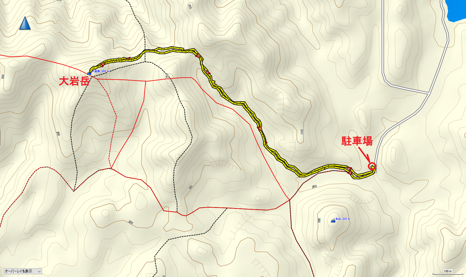 2021大岩岳/地図