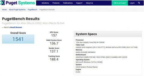 Core i9 12900K + ASOS ROG Strix Z690-E 3 （2021年8月24日）