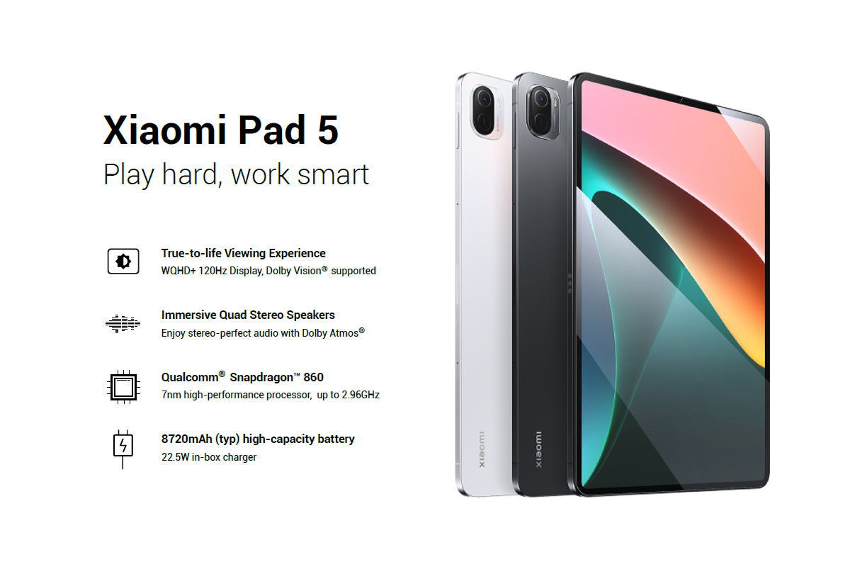 Snapdragon860搭載の高性能AndroidタブレットXiaomi Pad5が発売！先行セールも！ ShopDD