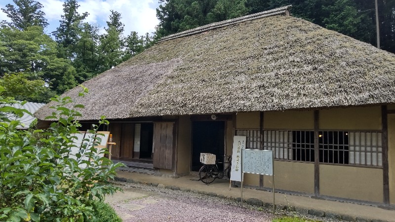 道の駅和紙の里ひがしちちぶ茅葺屋根2107