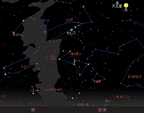 20211022 オリオン座流星群星図