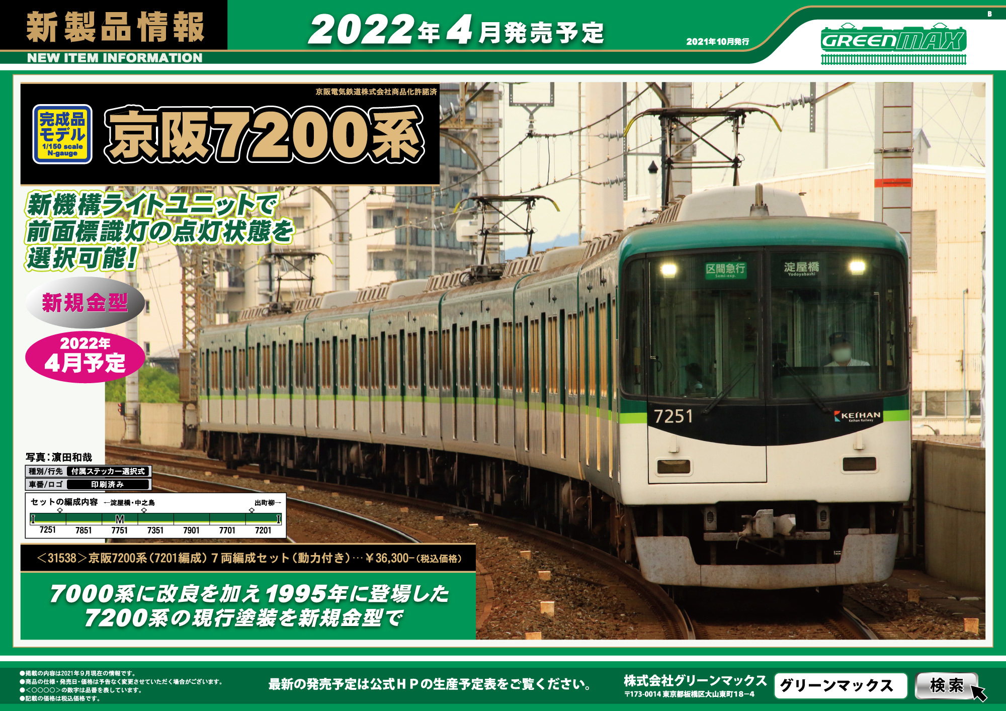GM4ｍ　京阪7200系